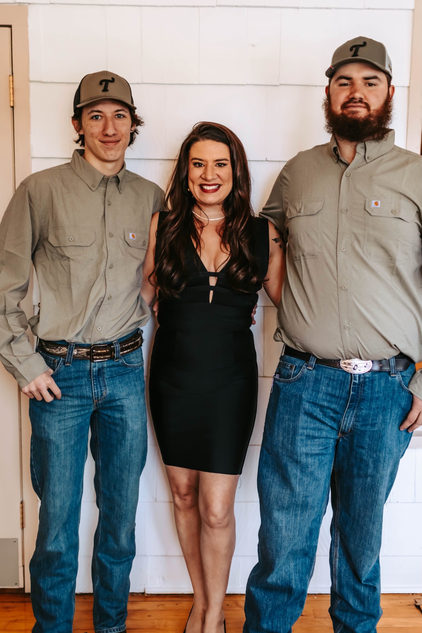 Tomasina with her sons Hunter and Phillip
